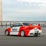 Marlboro Racing Car wrap Custom Design - White, Red and Black Car Wrap (Bundle)