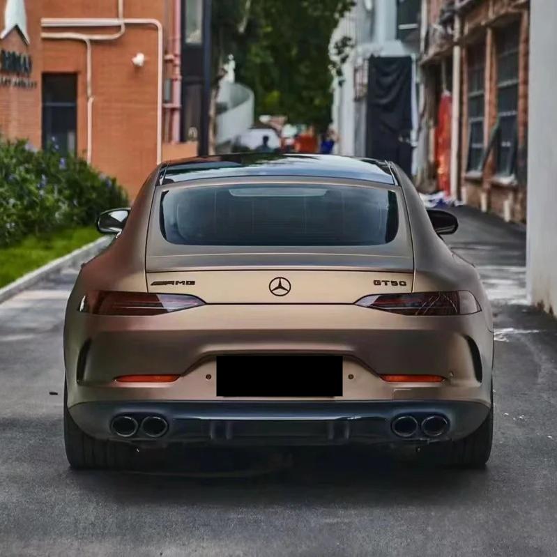 Matte Metallic Gold Brown Car Vinyl Wrap