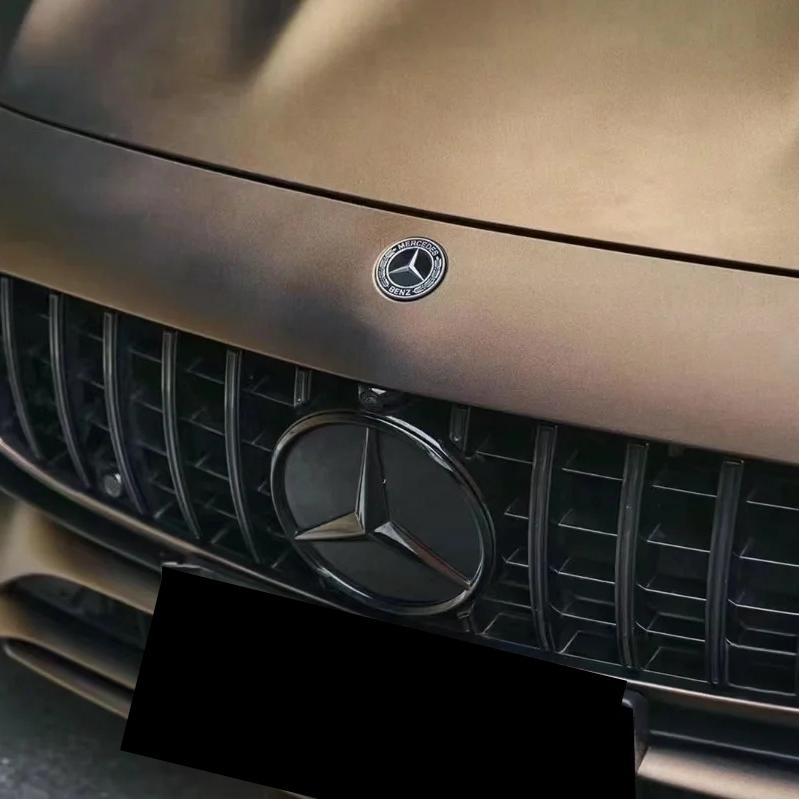 Matte Metallic Gold Brown Car Vinyl Wrap