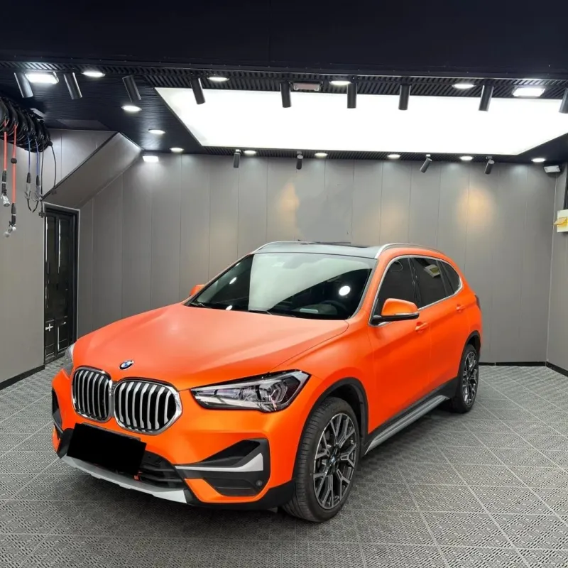 Matte Metallic Satin Stunning Orange Car Vinyl Wrap