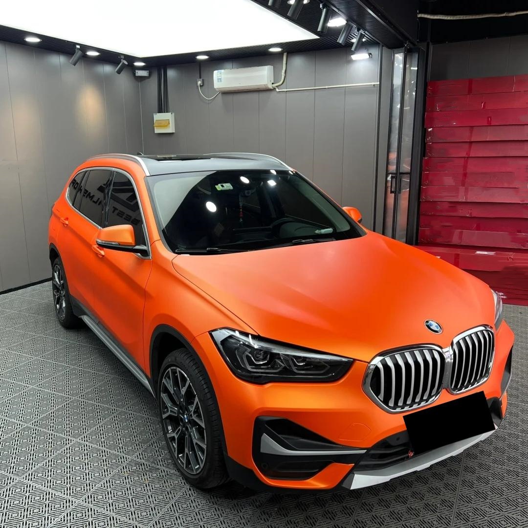 Matte Metallic Satin Stunning Orange Car Vinyl Wrap