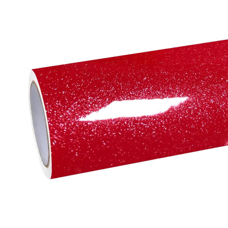 Gloss Metallic Glitter Red Car Vinyl Wrap Sale
