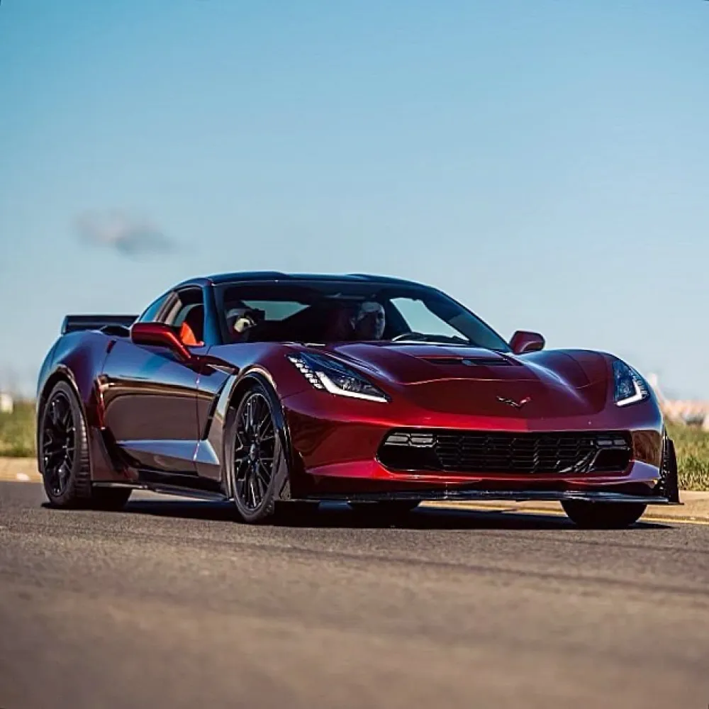 Dragon Red Car Wrap