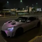 Gloss Metallic Chameleon Candy Grey Purple Car Vinyl Wrap PET