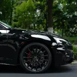 Gloss Repaired Black Car Vinyl Wrap 