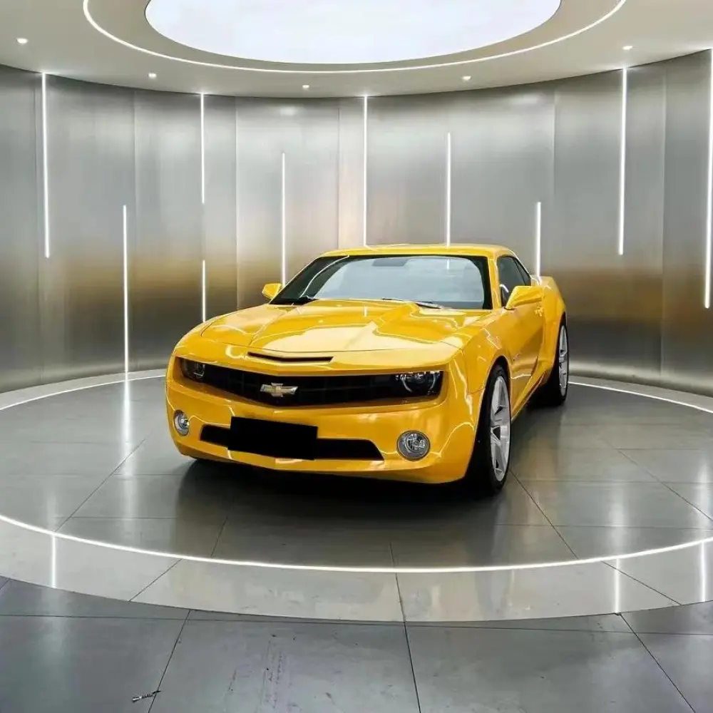 Gloss Metallic Golden Yellow Car Vinyl Wrap