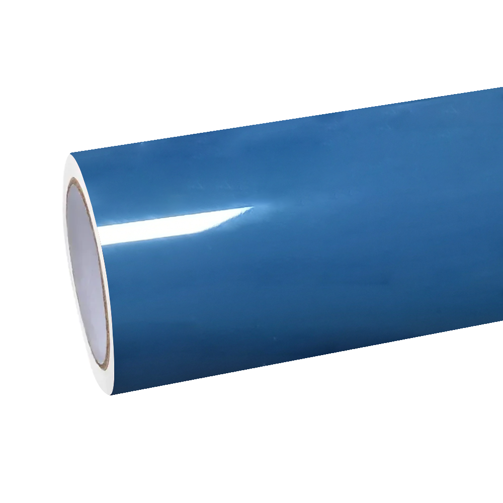 Gloss Petrol Blue Car Vinyl Wrap 
