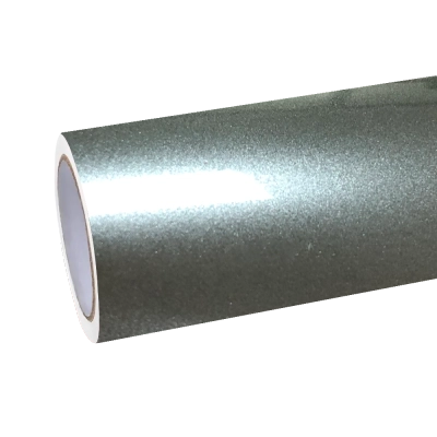 Gloss Metallic Arctic Green Car Vinyl Wrap 01