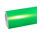 Gloss Metallic Gold Green Car Vinyl Wrap PET