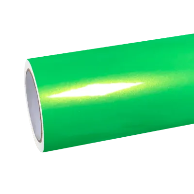 Gloss Metallic Gold Green Car Vinyl Wrap PET 01