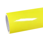 Lemon Yellow Car Wrap