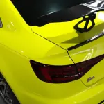 Lemon Yellow Car Wrap