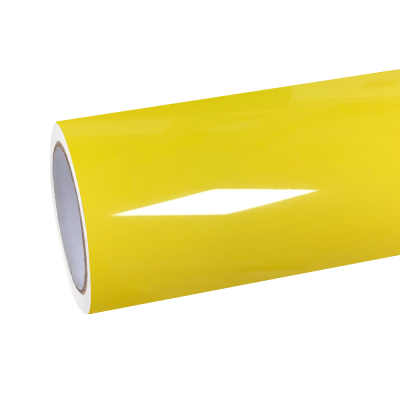 Gloss Maize Yellow Car Vinyl Wrap PET 01