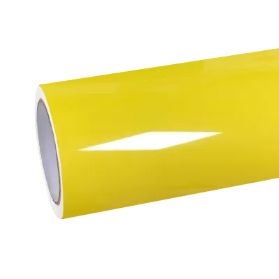 Gloss Maize Yellow Car Vinyl Wrap 01