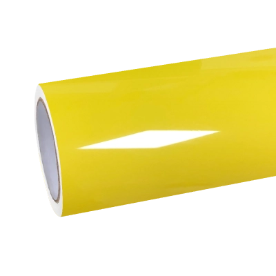 Gloss Maize Yellow Car Vinyl Wrap PET 01