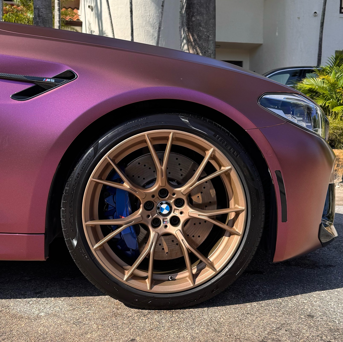 Matte Diamond Brown Red Car Vinyl Wrap