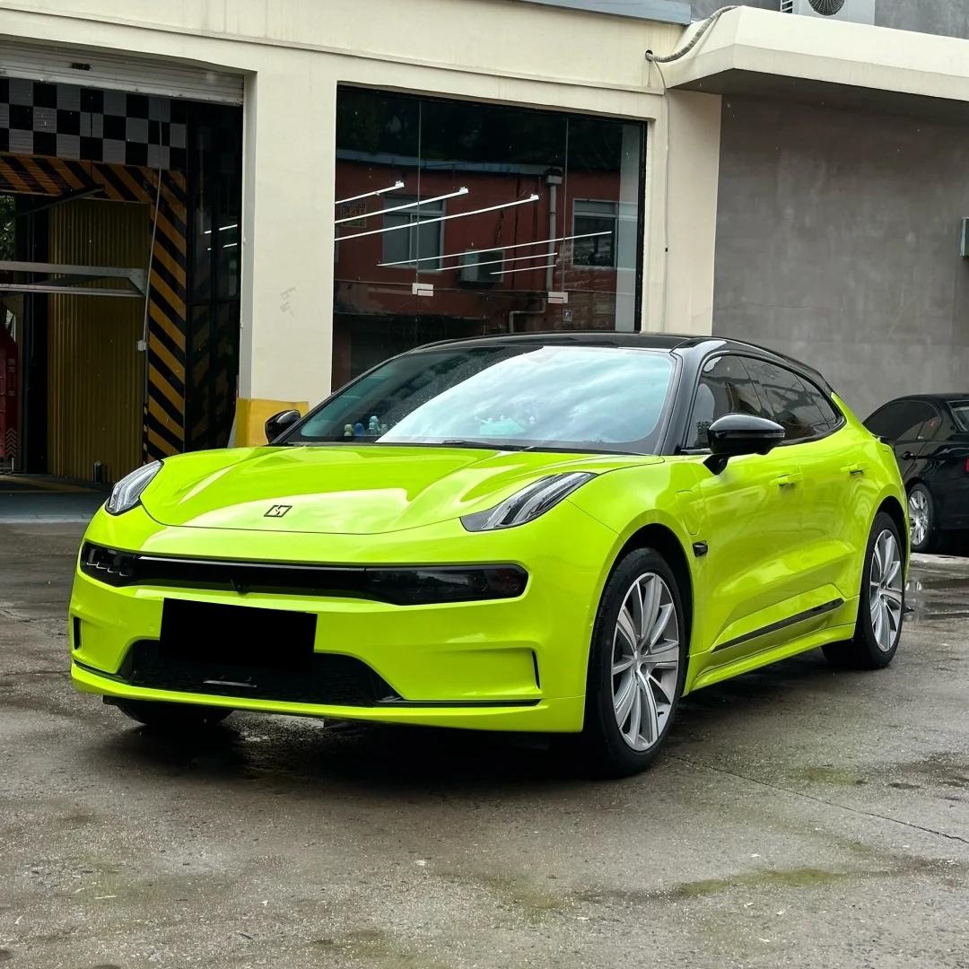 Bur Green Car Vinyl Wrap