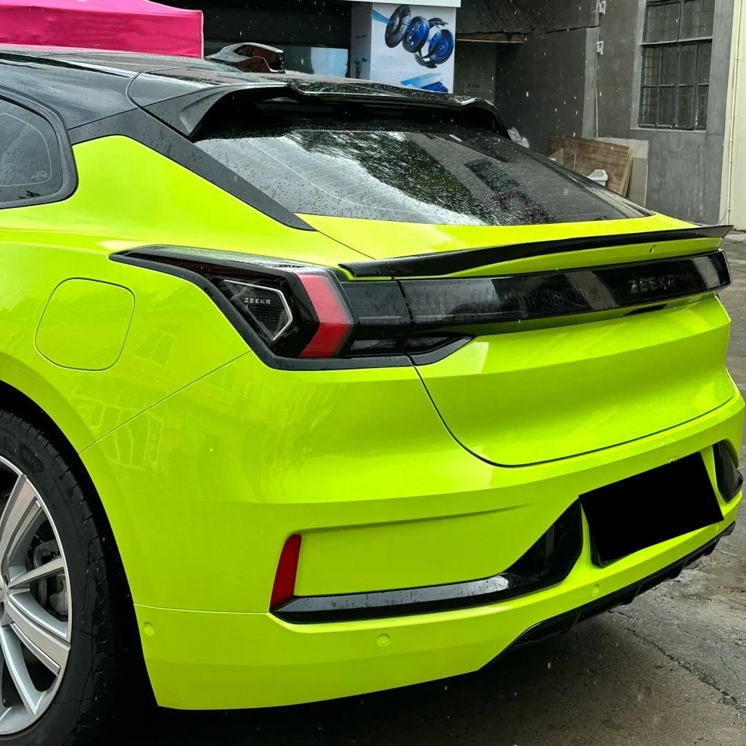 Bur Green Car Vinyl Wrap