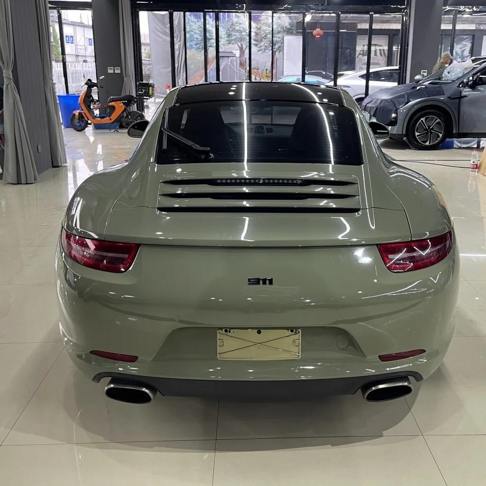 Gloss Khaki Green Car Vinyl Wrap