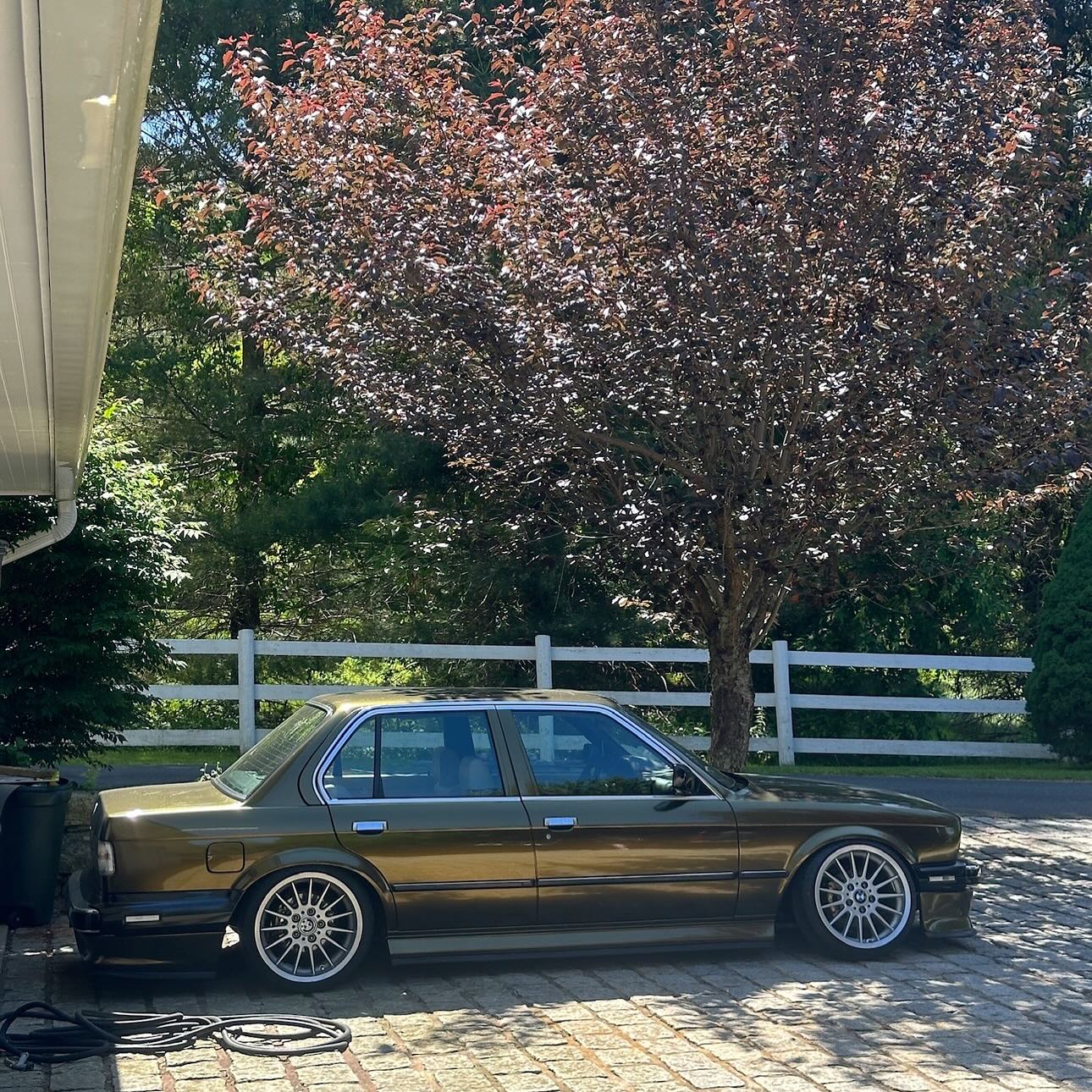 Gloss Ghost Black Gold Car Wrap