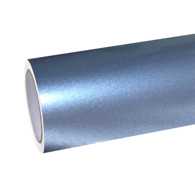 Gloss Metallic Mist Blue Car Vinyl Wrap PET 01