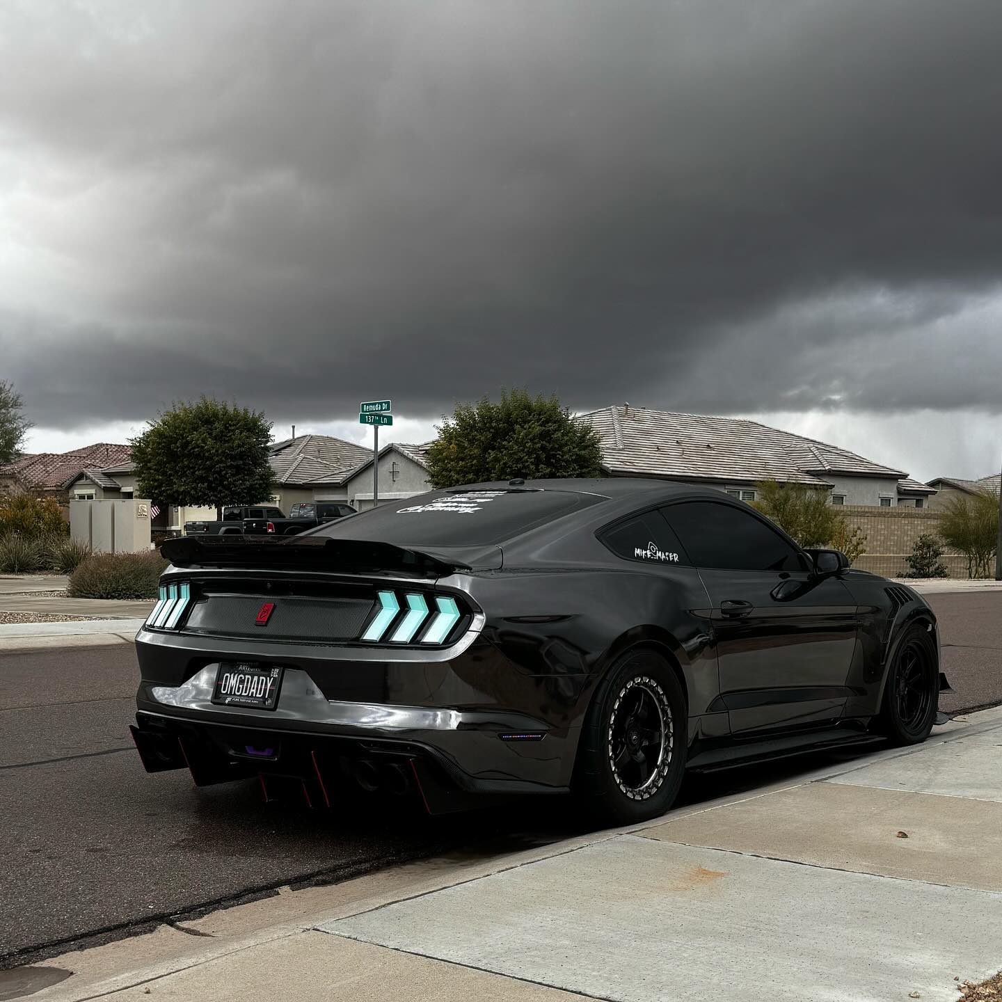 Gloss Mirror Chrome Black Car Vinyl Wrap PET