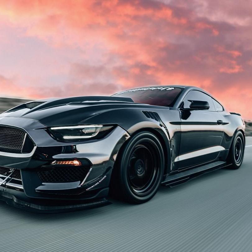 Gloss Mirror Chrome Black Car Vinyl Wrap PET