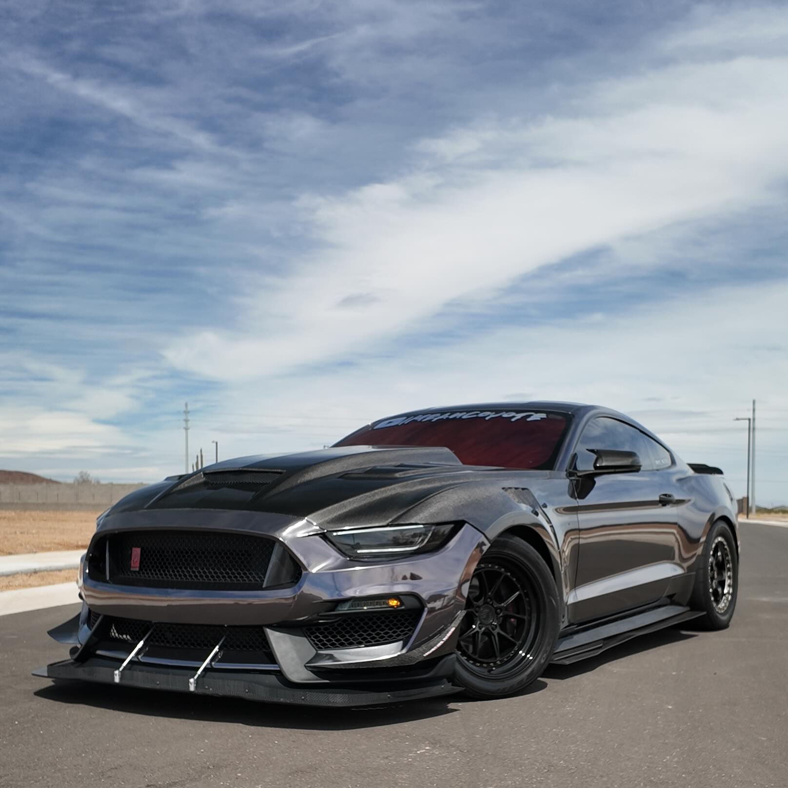 Gloss Mirror Chrome Black Car Vinyl Wrap PET