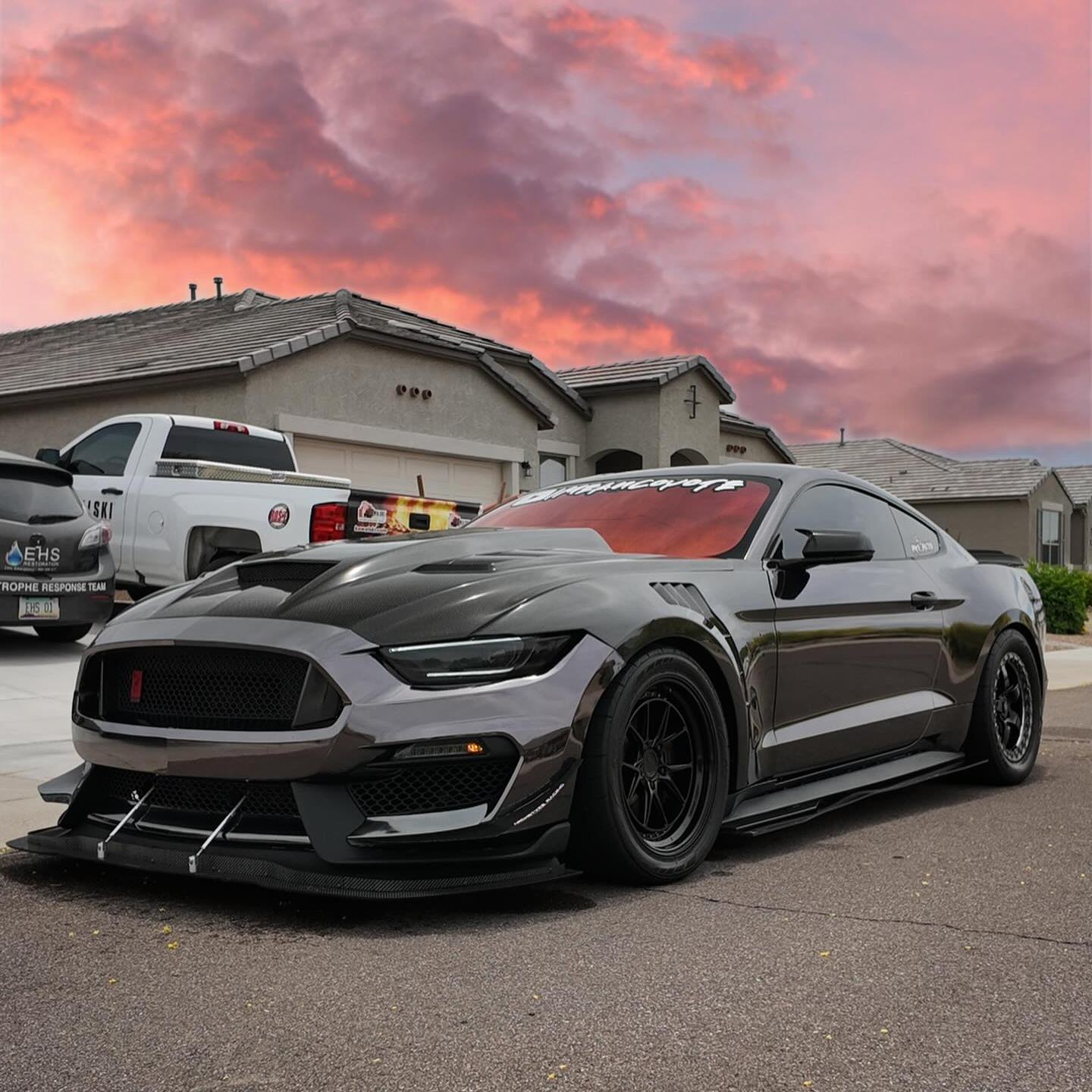 Gloss Mirror Chrome Black Car Vinyl Wrap PET