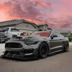 Gloss Mirror Chrome Black Car Vinyl Wrap PET