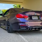 Gloss Metallic Midnight Purple Car Vinyl Wrap BMW