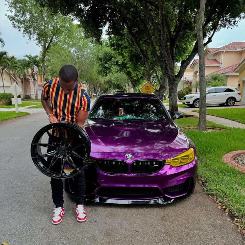 Gloss Grape Purple Car Wrap