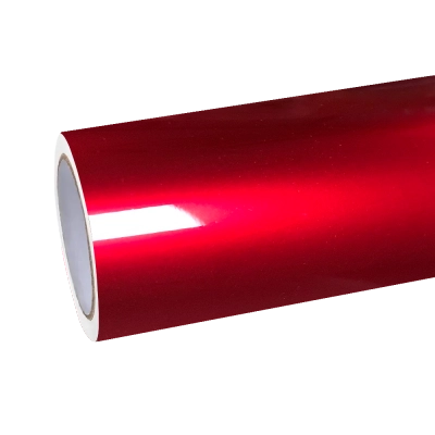 Gloss Metallic Liquid Ruby Red Car Vinyl Wrap PET 01