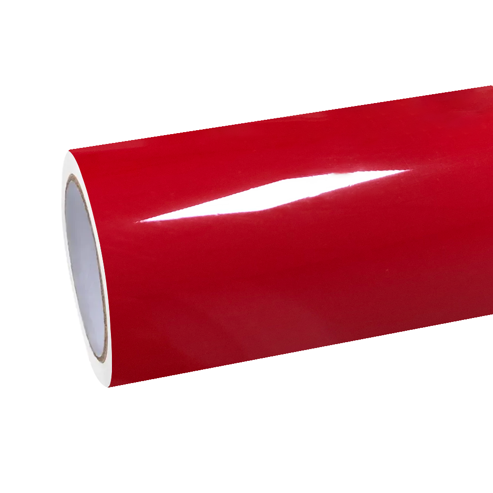 Gloss Carmine Red Car Vinyl Wrap