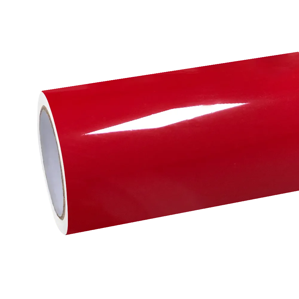 Gloss Carmine Red Car Vinyl Wrap