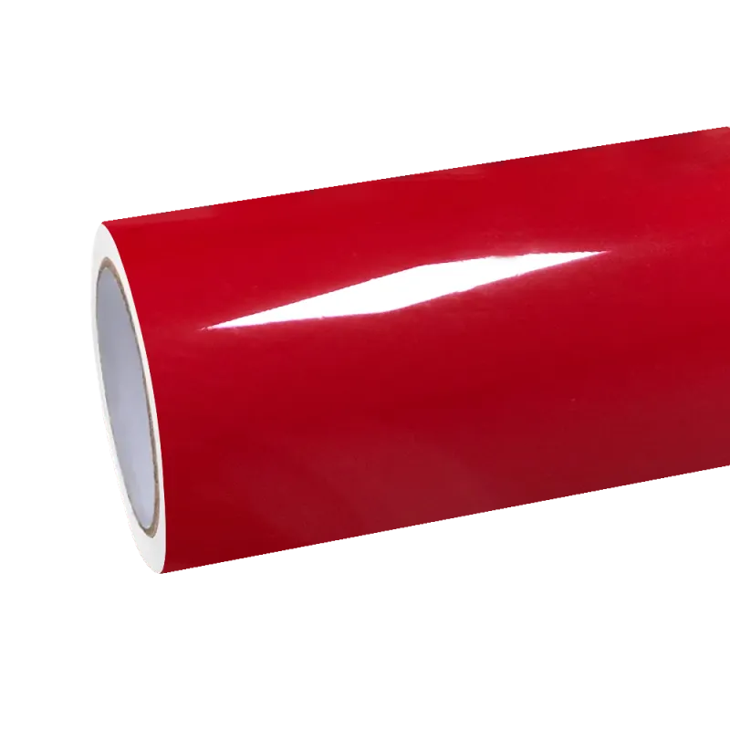 Gloss Carmine Red Car Vinyl Wrap