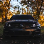 Matte Satin Black Ceramic Black Car Vinyl Wrap BMW  PET 