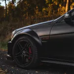 Matte Satin Black Ceramic Black Car Vinyl Wrap BMW  PET 