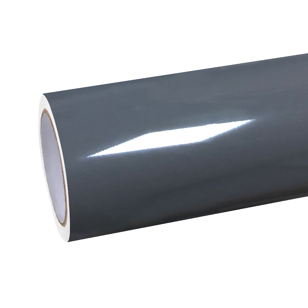 Gloss Nardo Grey Car Vinyl Wrap PET 