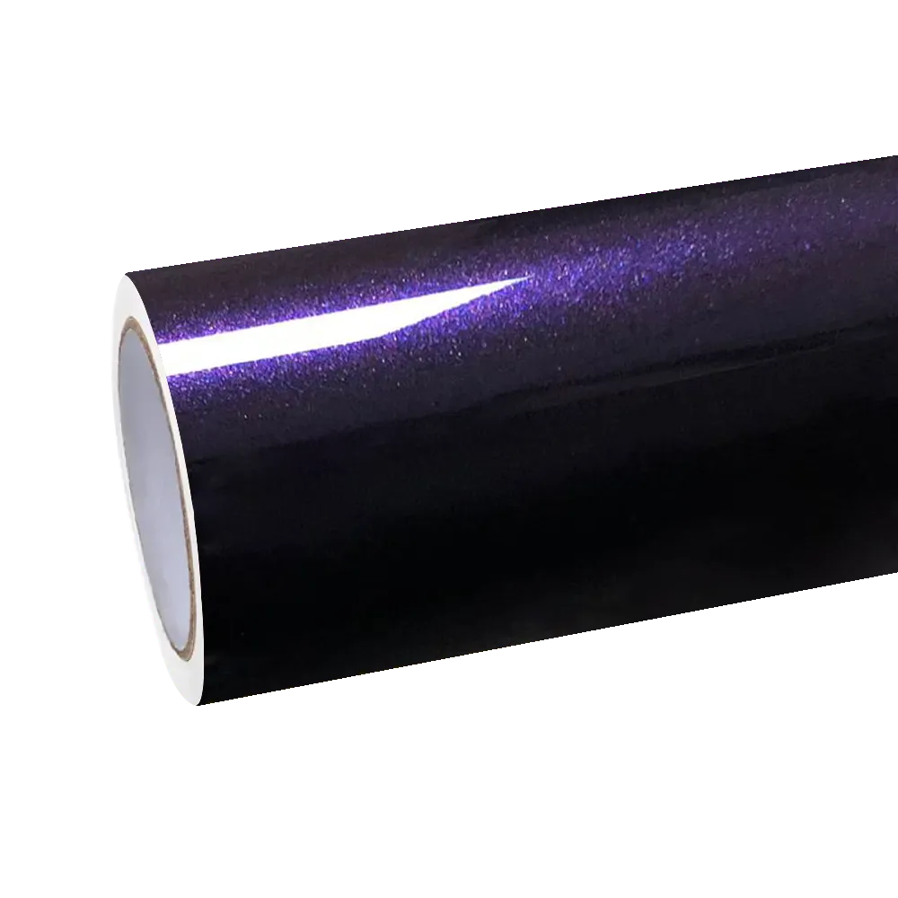 Velvet Purple Car Wrap