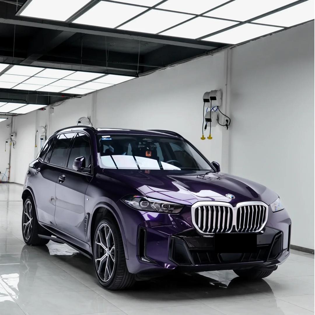 Velvet Purple Car Wrap