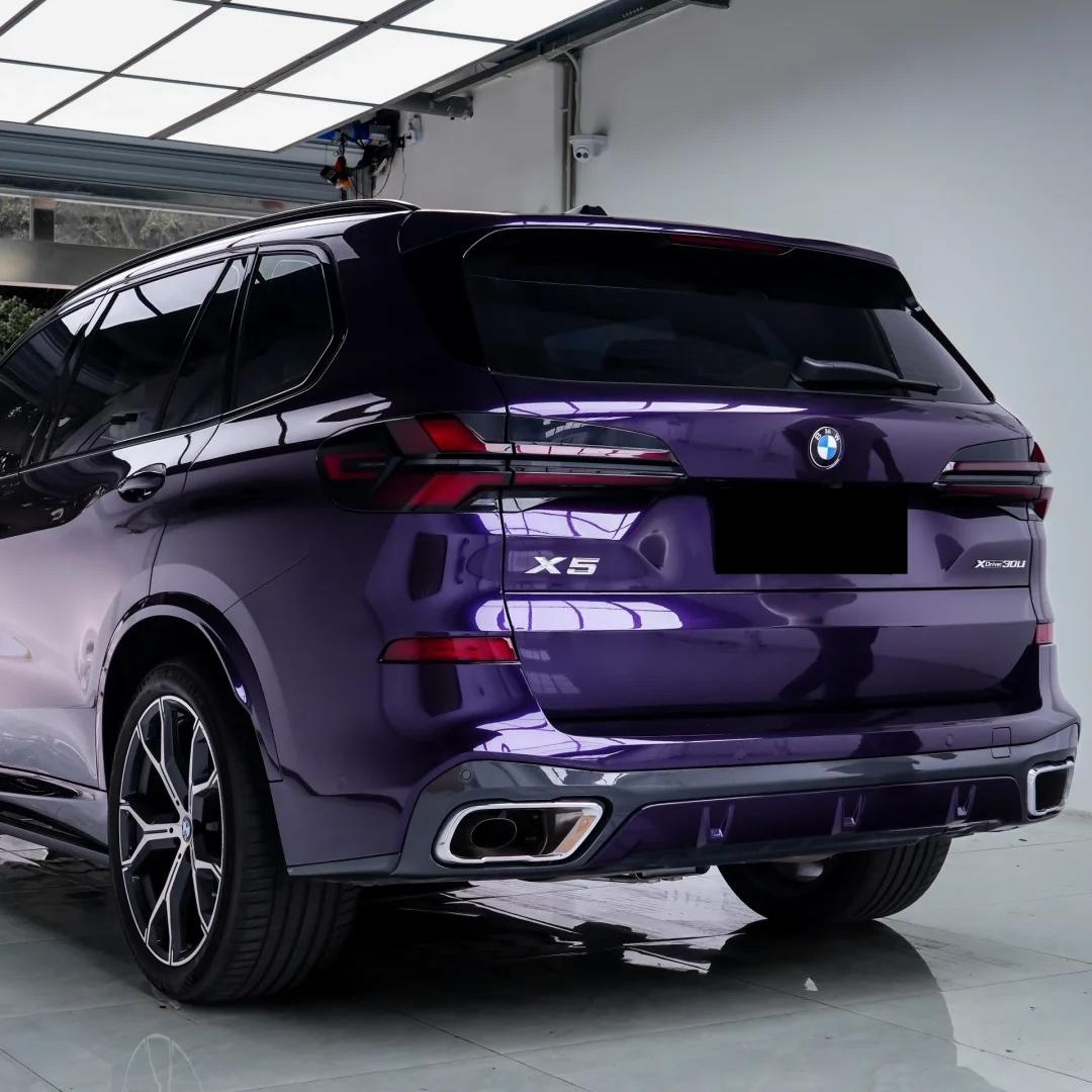 Velvet Purple Car Wrap