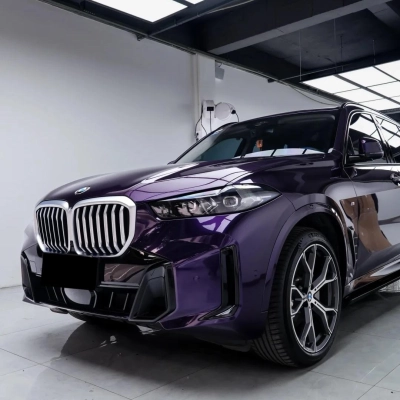 Gloss Metallic Venice Purple Car Vinyl Wrap PET 02