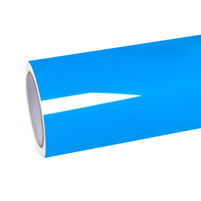 Gloss Crystal Sky Blue Car Viny Wrap PET 01