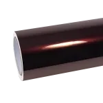 Gloss Metallic Black Rose Car Vinyl Wrap