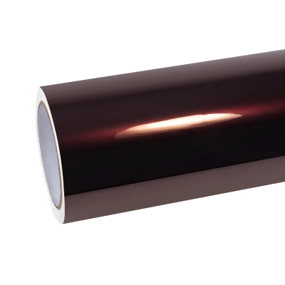 Gloss Metallic Black Rose Car Vinyl Wrap 01