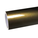 Gloss Metallic Midnight Gold Car Vinyl Wrap
