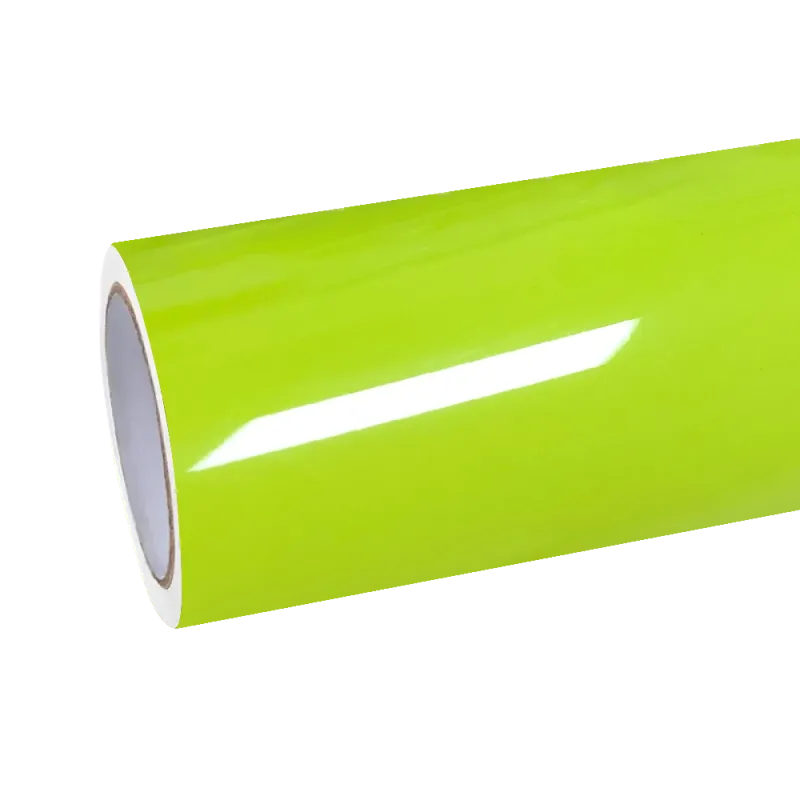 Chartreuse Green Car Wrap