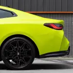 Chartreuse Yellow Car Wrap