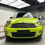 Chartreuse Yellow Car Wrap